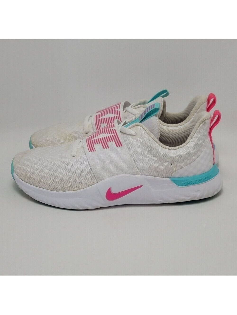 Nike Renew In Season TR9 White Multicolor Sneakers Shoes Womens Sz 8 CW7022-100 - Picture 5 of 12